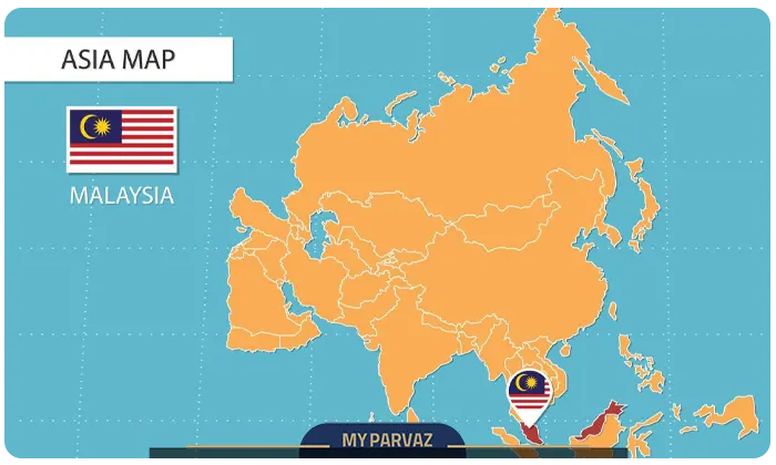 Which continent is Malaysia on?